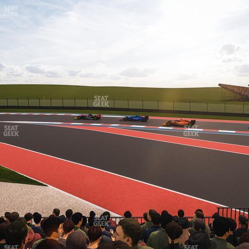 Circuit of The Americas - Section Turn 6 Grandstand 9 Seat View