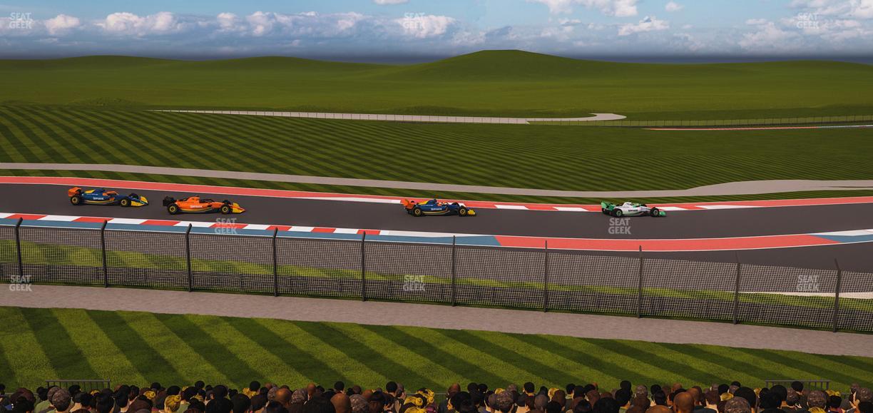 Circuit of The Americas - Section Turn 9 Bleachers 10 Seat View