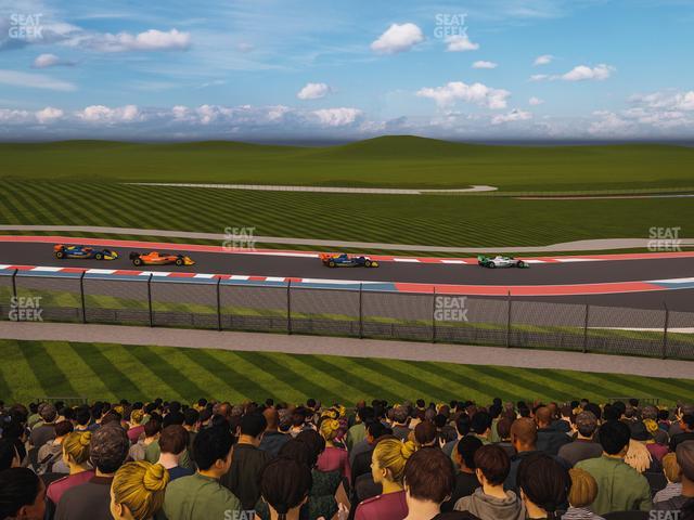 Circuit of The Americas - Section Turn 9 Bleachers 10 Seat View