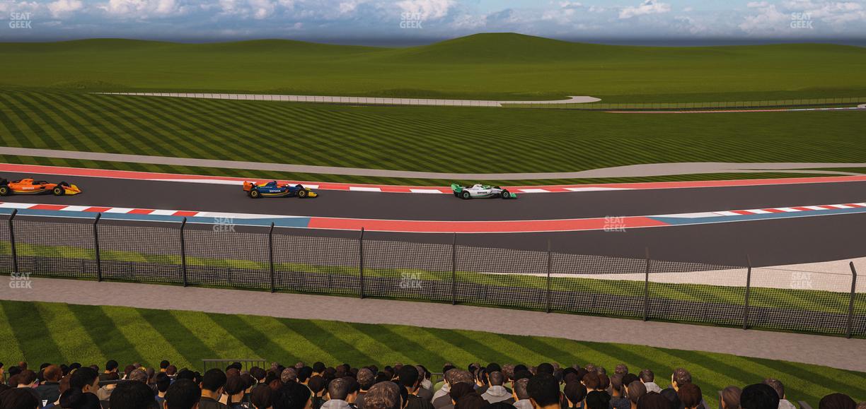 Circuit of The Americas - Section Turn 9 Bleachers 11 Seat View