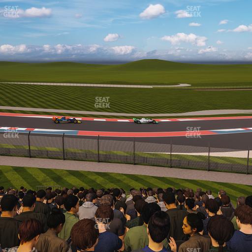 Circuit of The Americas - Section Turn 9 Bleachers 11 Seat View