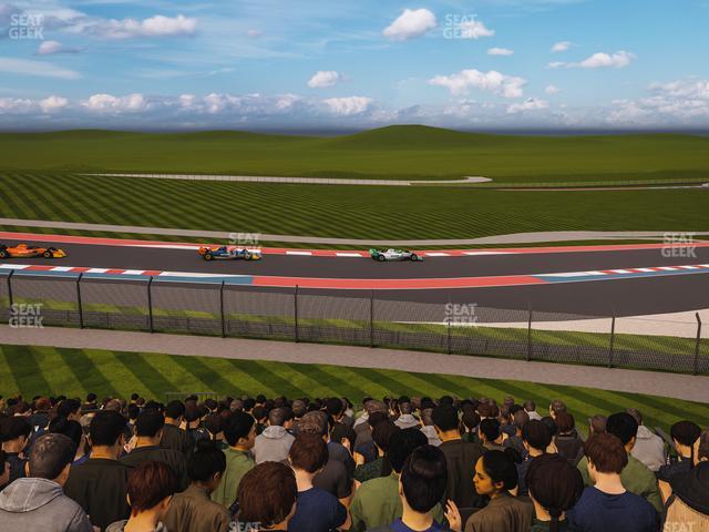 Circuit of The Americas - Section Turn 9 Bleachers 11 Seat View