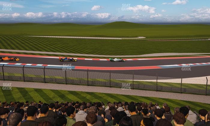 Circuit of The Americas - Section Turn 9 Bleachers 11 Seat View