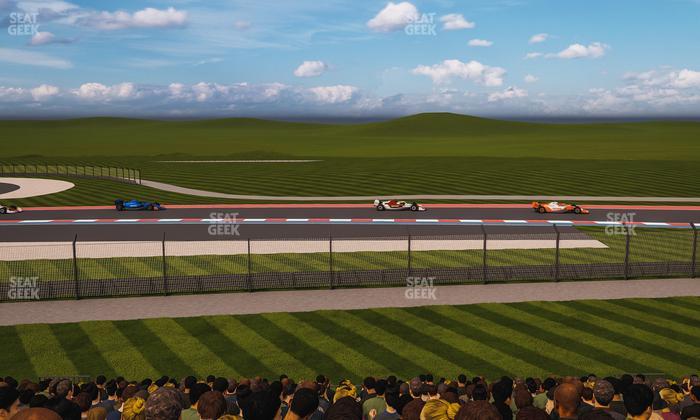 Circuit of The Americas - Section Turn 9 Bleachers 2 Seat View