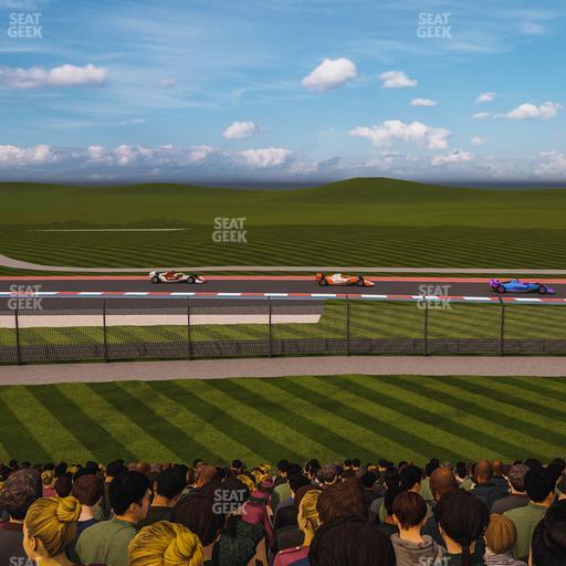Circuit of The Americas - Section Turn 9 Bleachers 3 Seat View