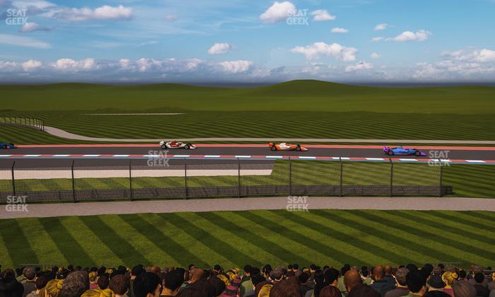 Circuit of The Americas - Section Turn 9 Bleachers 3 Seat View