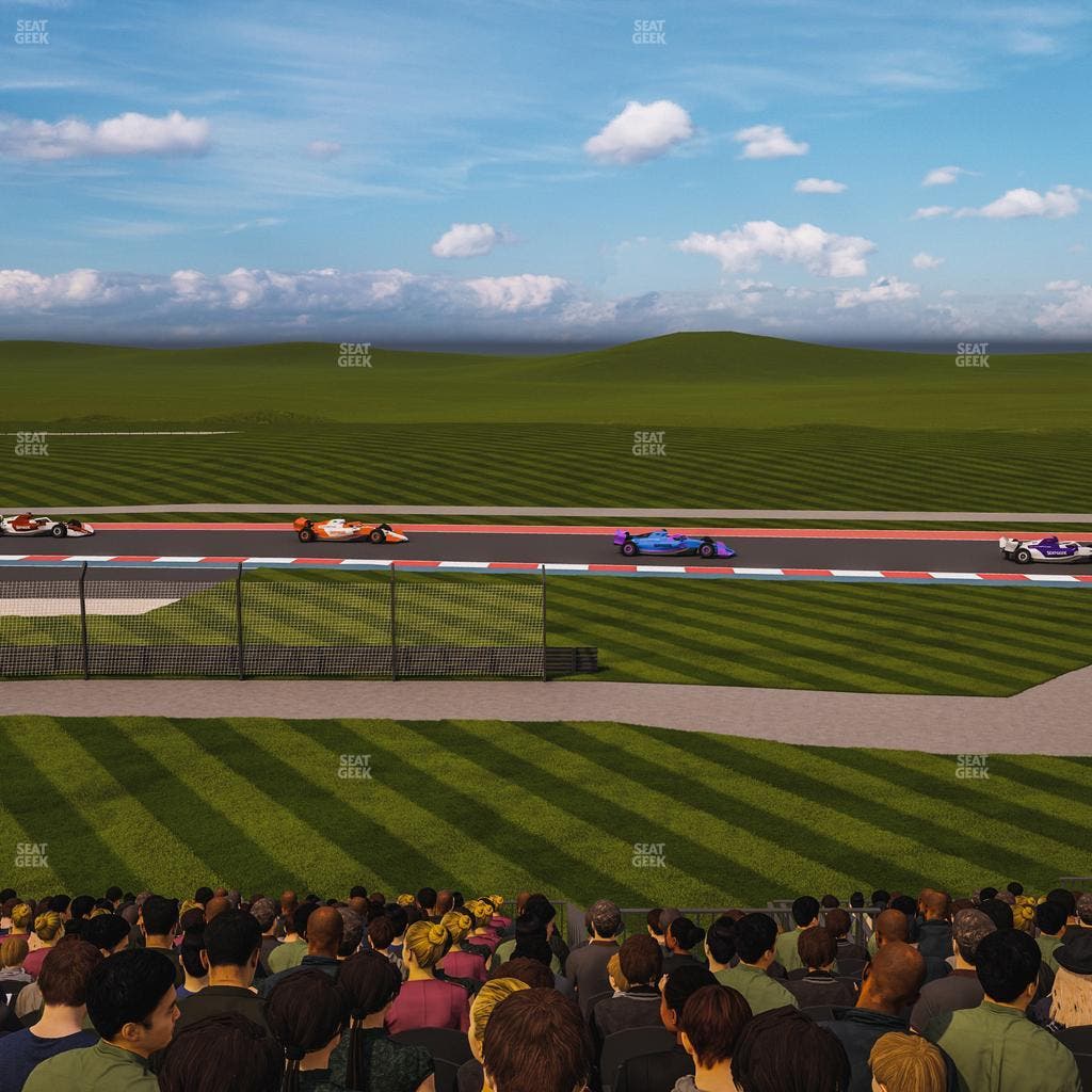 Circuit of The Americas - Section Turn 9 Bleachers 4 Seat View