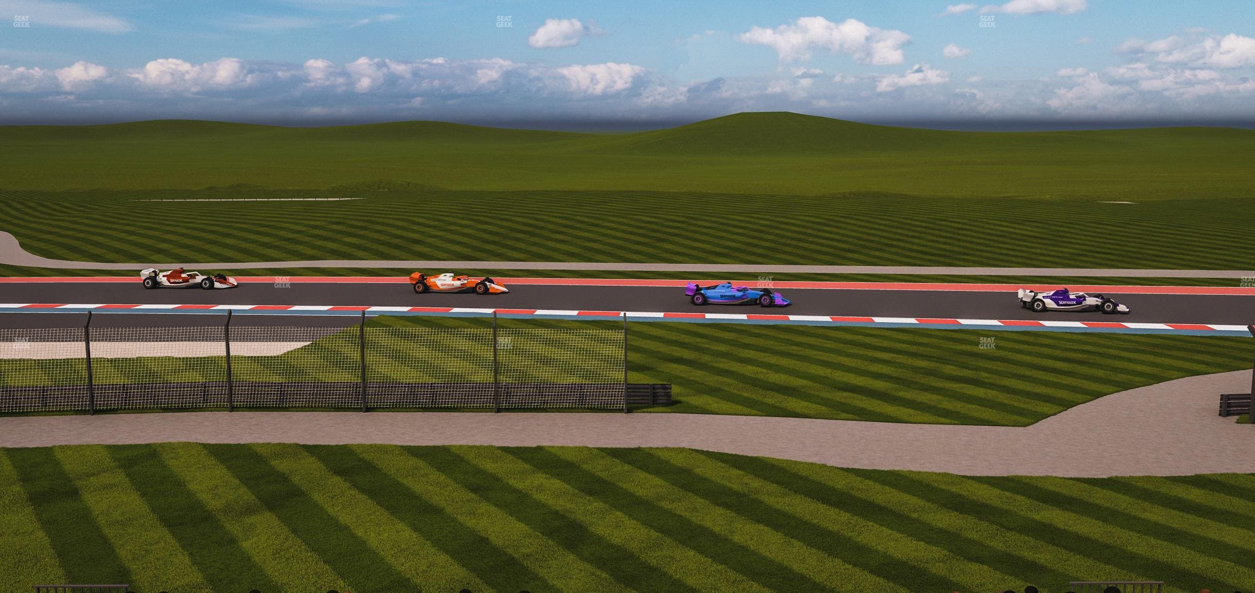 Circuit of The Americas - Section Turn 9 Bleachers 4 Seat View