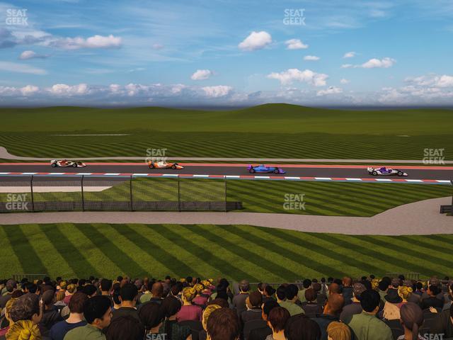 Circuit of The Americas - Section Turn 9 Bleachers 4 Seat View