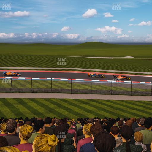Circuit of The Americas - Section Turn 9 Bleachers 8 Seat View