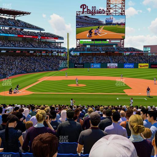 Citizens Bank Park - Section 117 Seat View