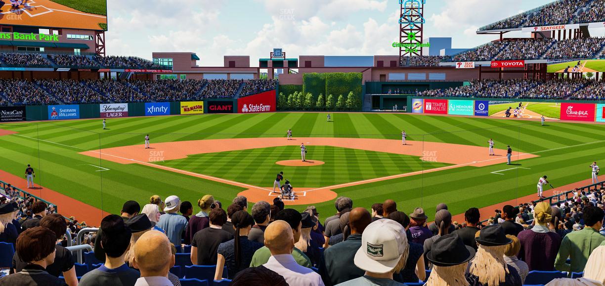 Citizens Bank Park - Section 123 Seat View