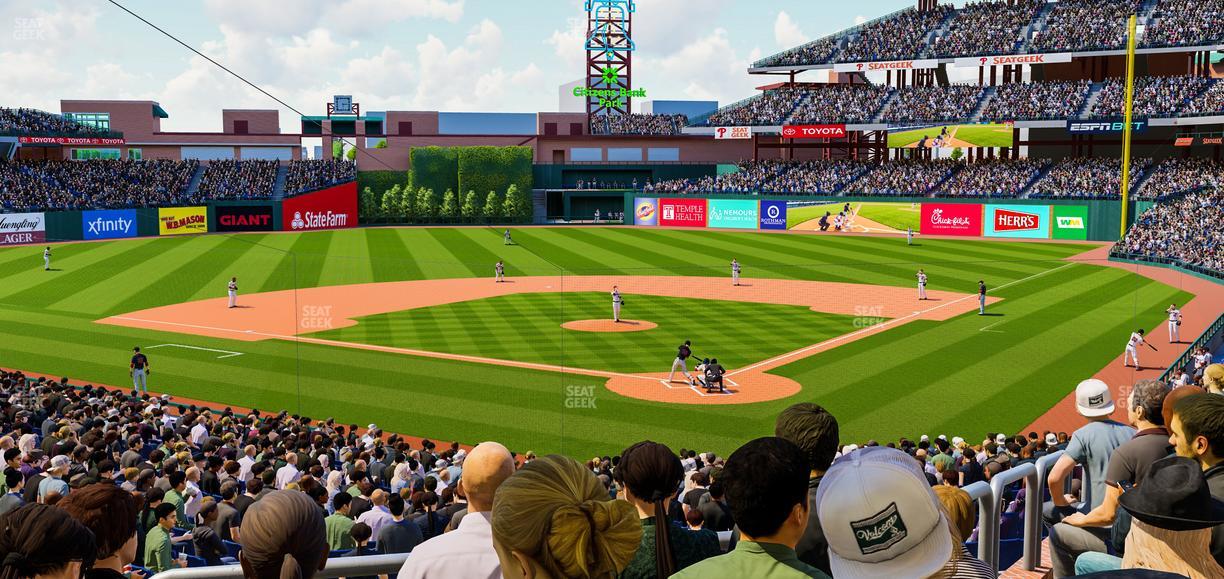 Citizens Bank Park - Section 125 Seat View