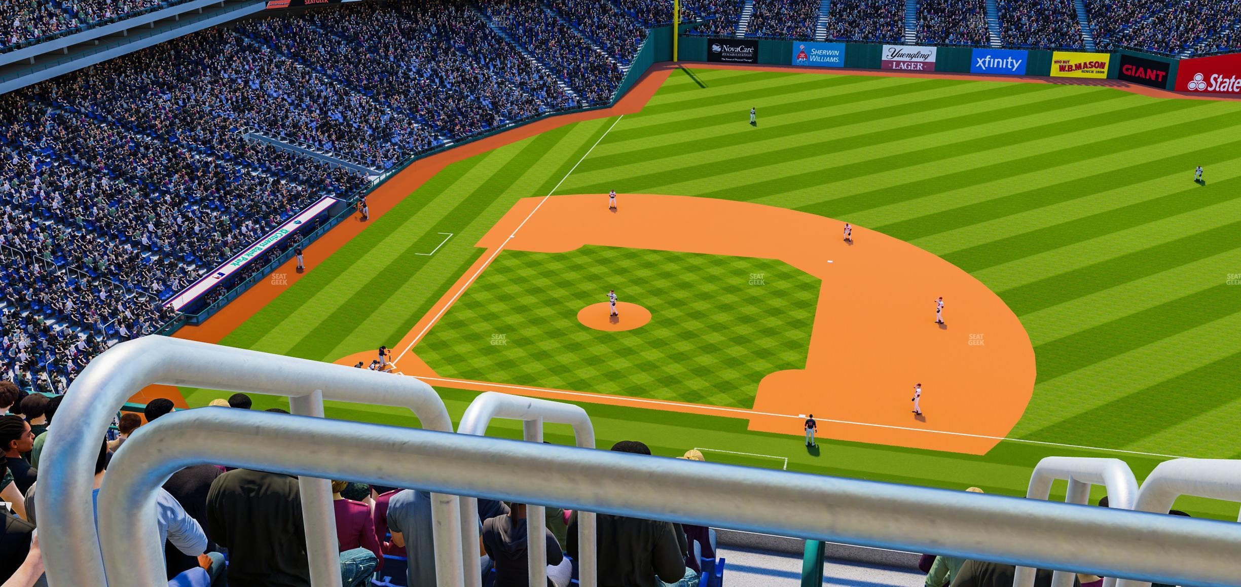 Citizens Bank Park - Section 414 V Seat View