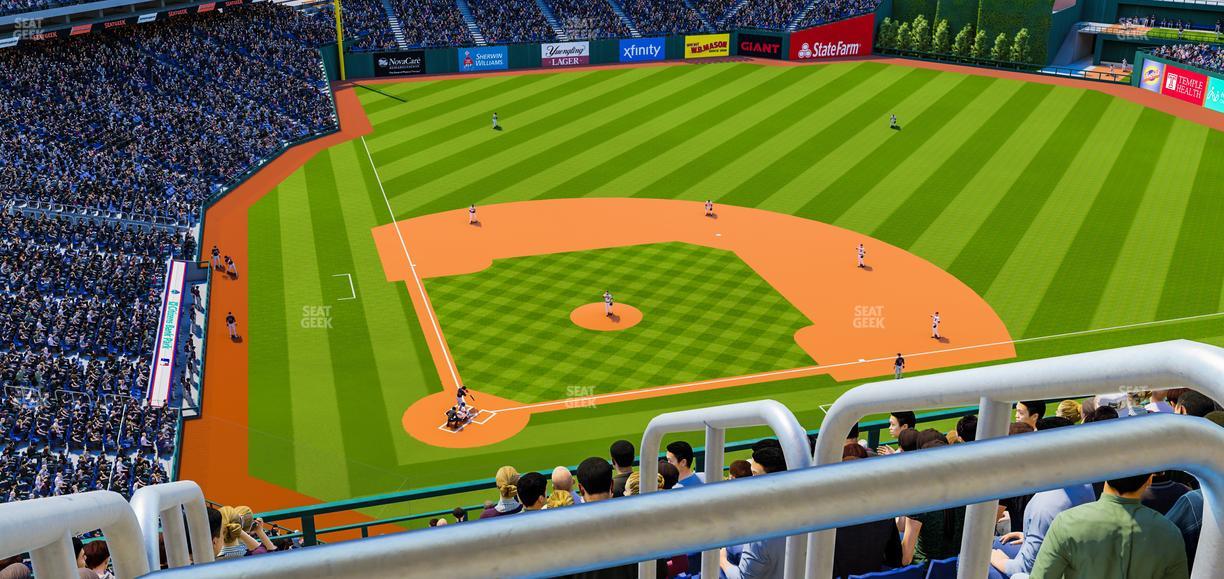 Citizens Bank Park - Section 417 V Seat View