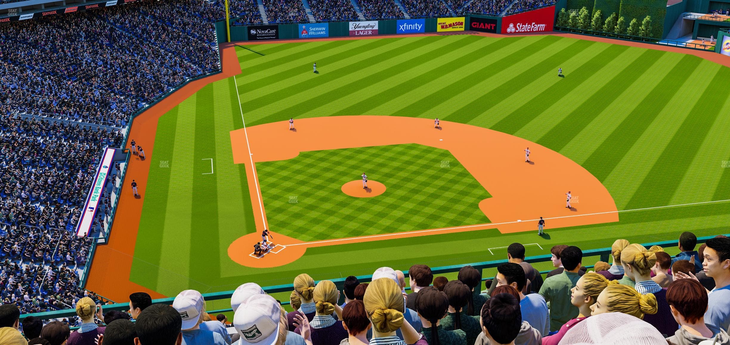 Citizens Bank Park - Section 417 Seat View