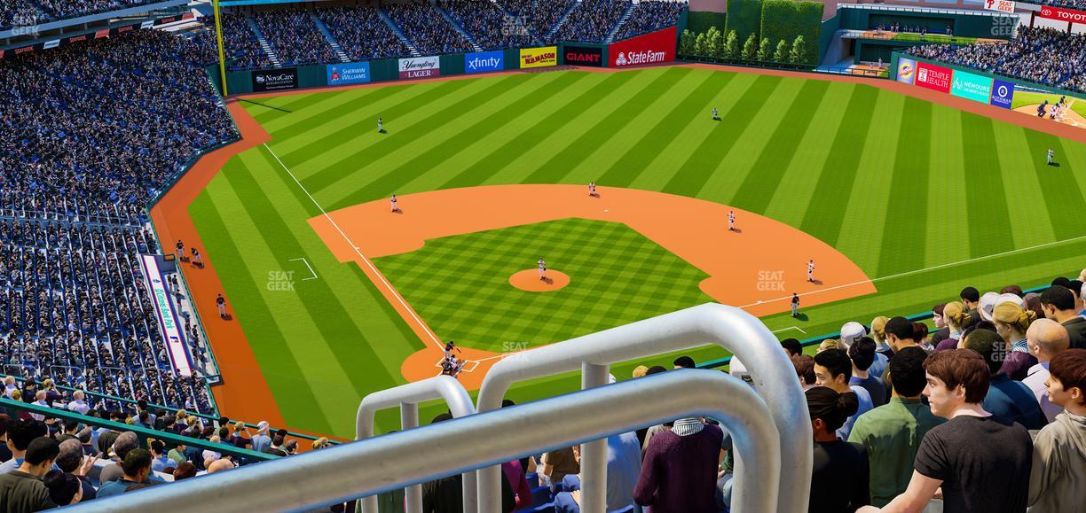 Citizens Bank Park - Section 418 V Seat View