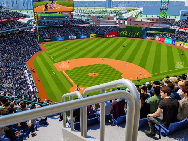 Citizens Bank Park - Section 418 V Seat View