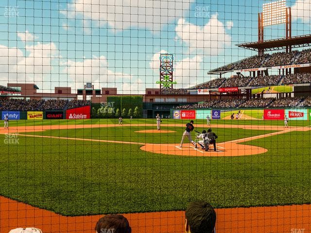Citizens Bank Park - Section Cp Rankin Club C Seat View