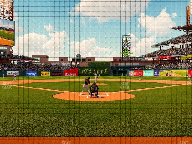 Citizens Bank Park - Section Cp Rankin Club D Seat View
