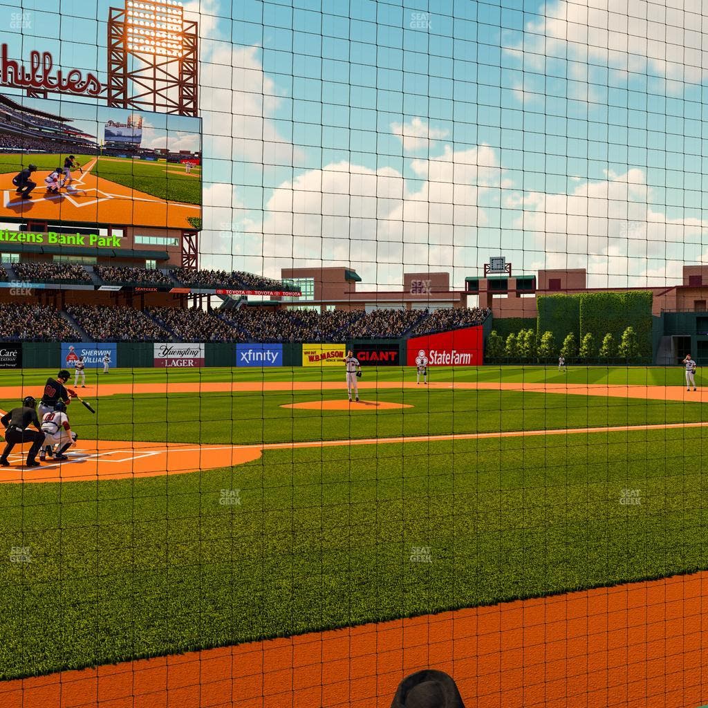 Citizens Bank Park - Section Cp Rankin Club F Seat View