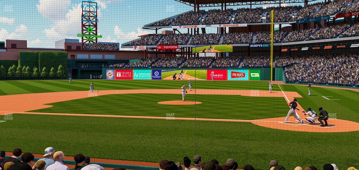 Citizens Bank Park - Section Dugout A Seat View