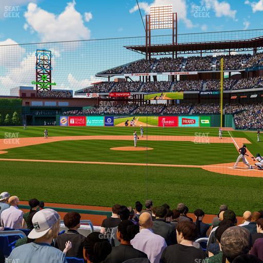 Citizens Bank Park - Section Dugout A Seat View