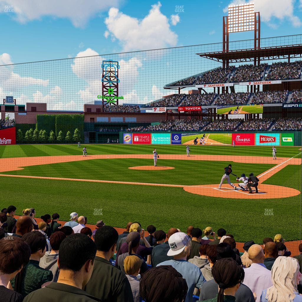 Citizens Bank Park - Section Dugout B Seat View