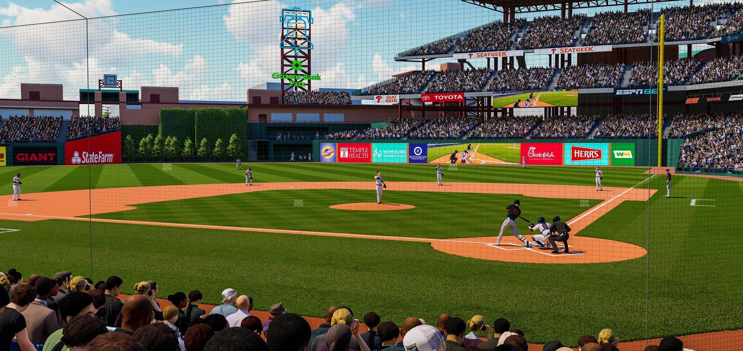 Citizens Bank Park - Section Dugout B Seat View
