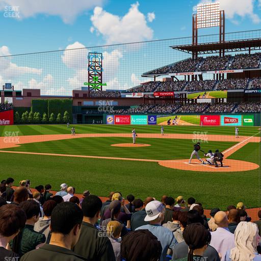 Citizens Bank Park - Section Dugout B Seat View