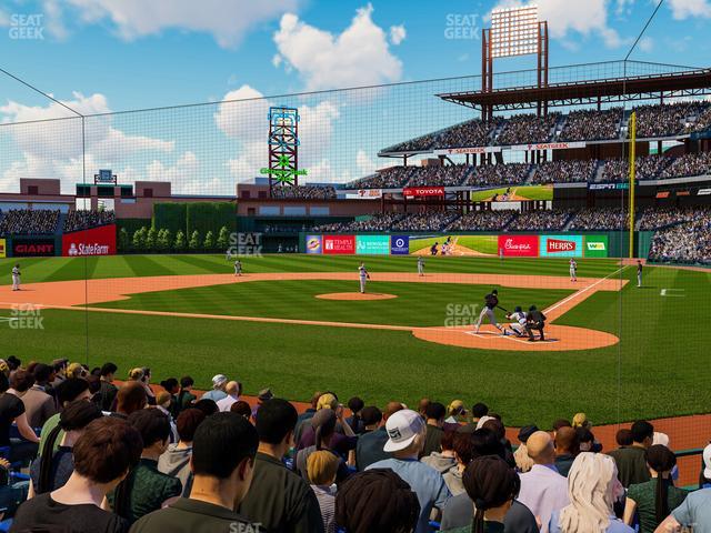 Citizens Bank Park - Section Dugout B Seat View