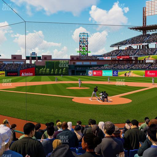 Citizens Bank Park - Section Dugout C Seat View