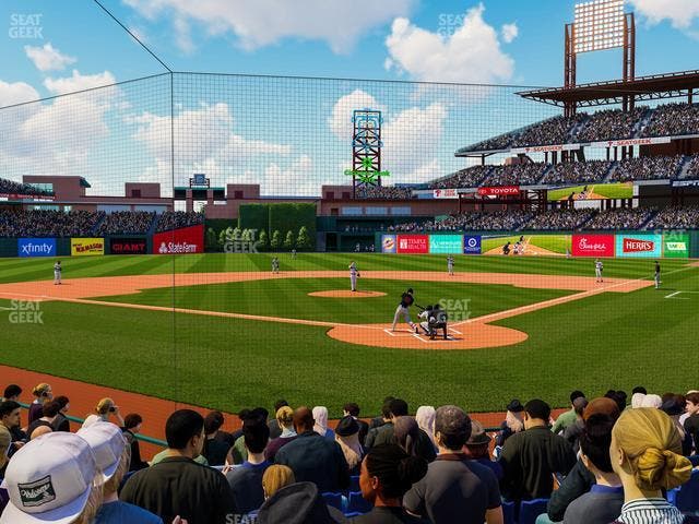 Citizens Bank Park - Section Dugout C Seat View