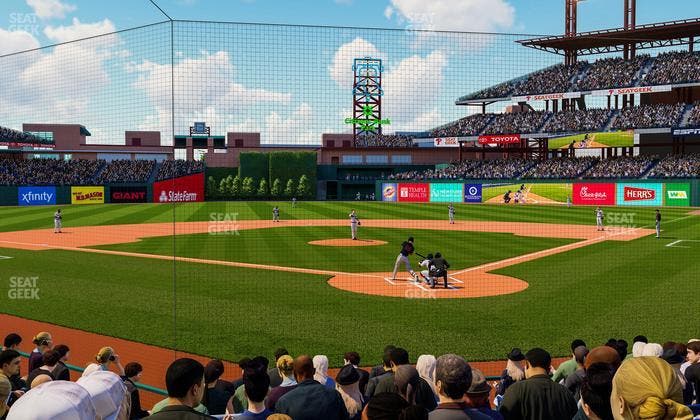 Citizens Bank Park - Section Dugout C Seat View