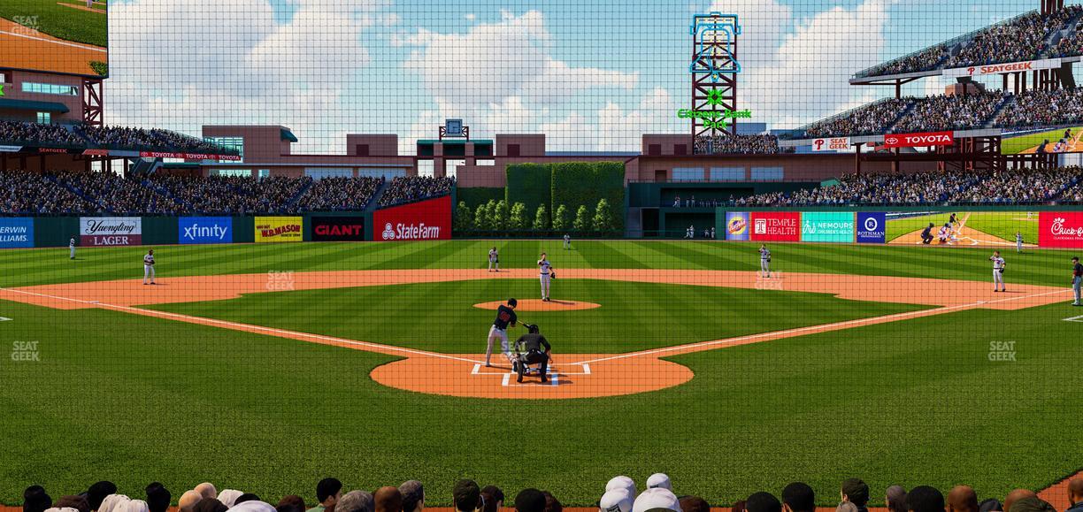 Citizens Bank Park - Section Dugout D Seat View