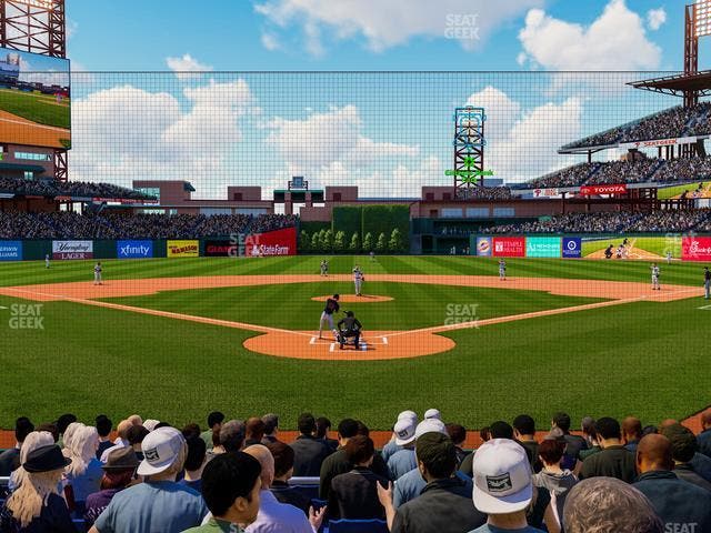 Citizens Bank Park - Section Dugout D Seat View