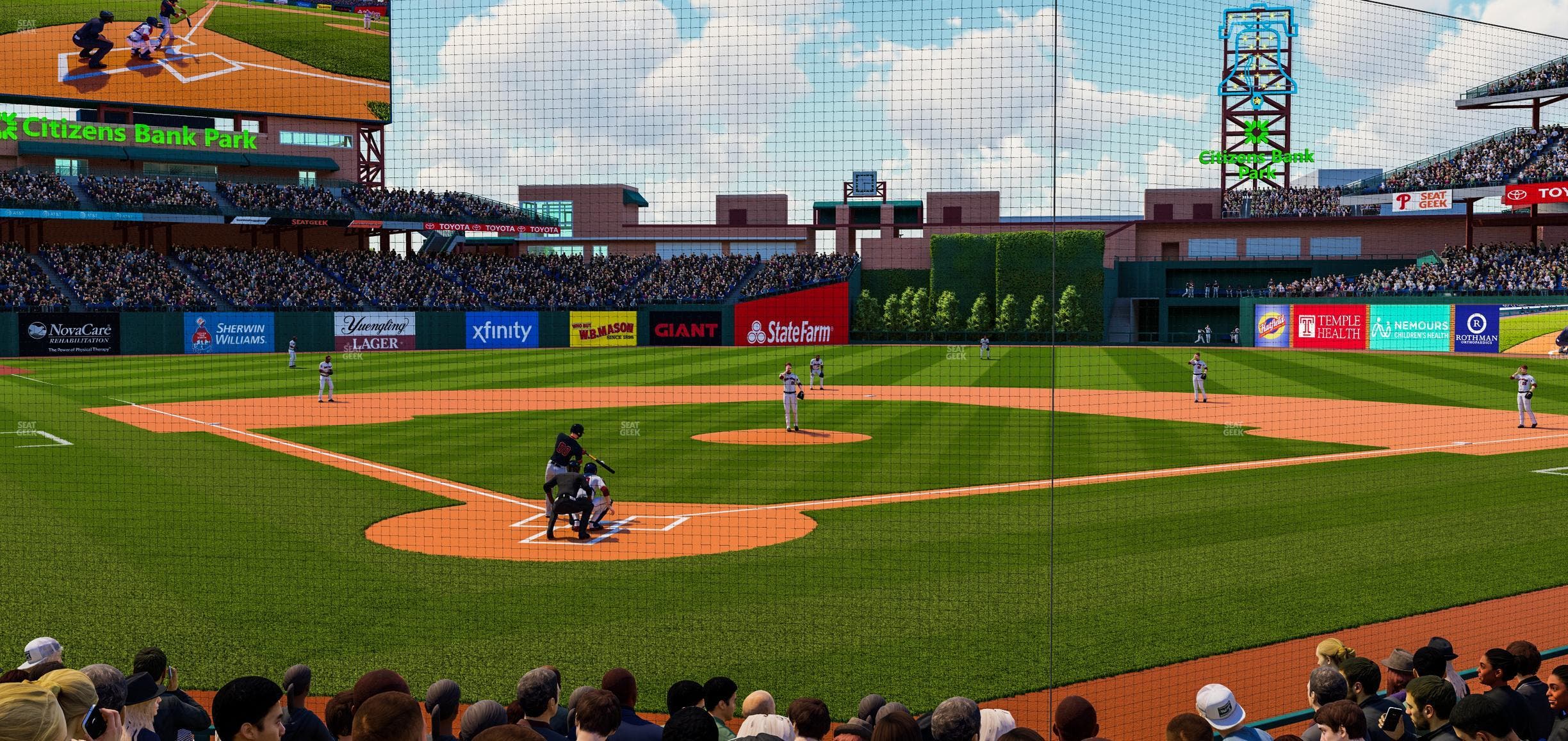 Citizens Bank Park - Section Dugout E Seat View