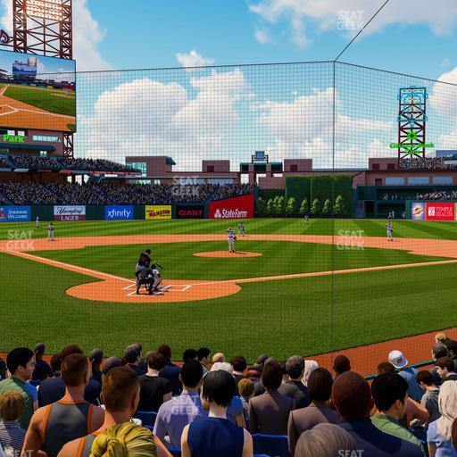 Citizens Bank Park - Section Dugout E Seat View