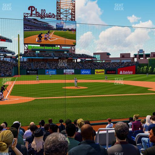Citizens Bank Park - Section Dugout G Seat View