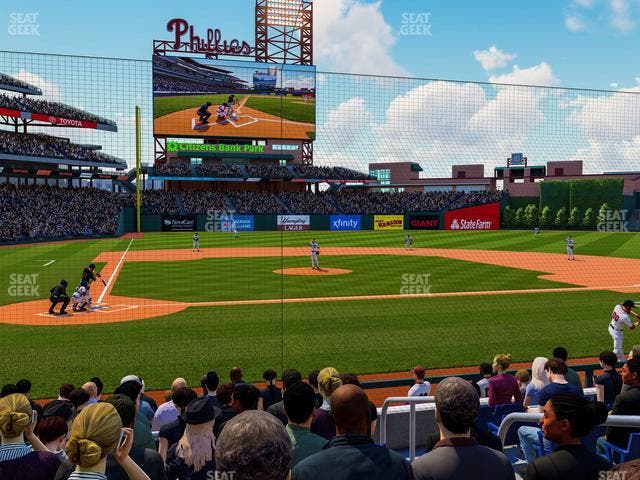 Citizens Bank Park - Section Dugout G Seat View