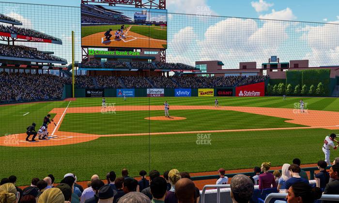 Citizens Bank Park - Section Dugout G Seat View