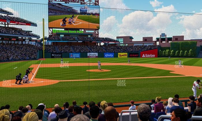 Citizens Bank Park - Section Dugout G Seat View