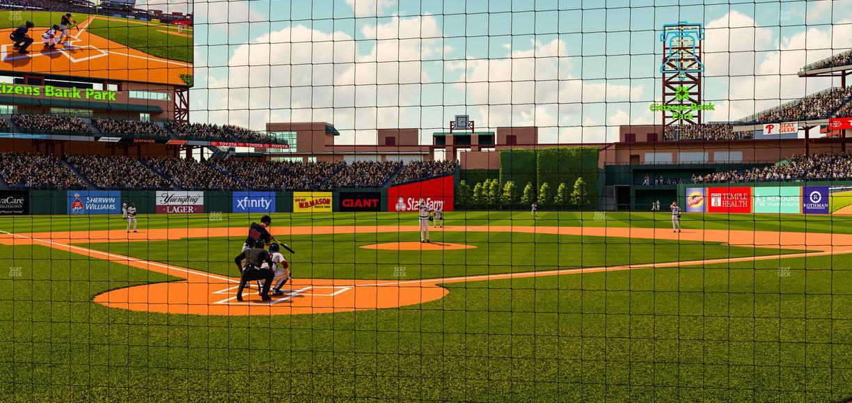 Citizens Bank Park - Section Philadelphia Insurance Club E Seat View