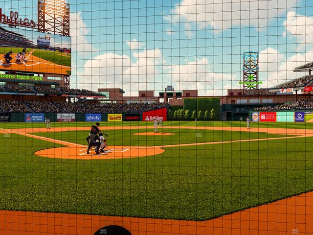 Citizens Bank Park - Section Philadelphia Insurance Club E Seat View