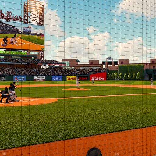Citizens Bank Park - Section Philadelphia Insurance Club F Seat View