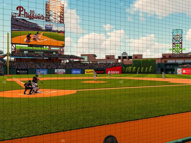 Citizens Bank Park - Section Philadelphia Insurance Club F Seat View
