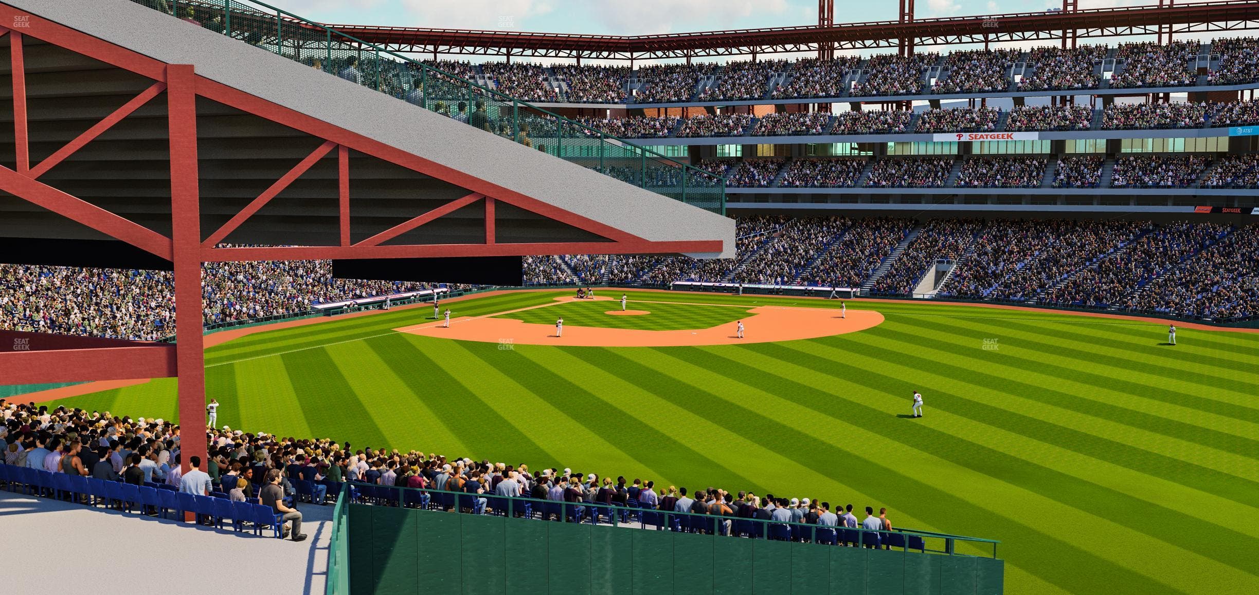 Citizens Bank Park - Section Rooftop Bleachers Wc Seat View