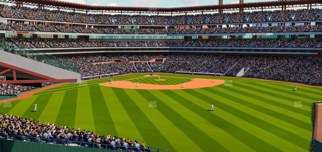 Citizens Bank Park - Section Rooftop Bleachers Seat View