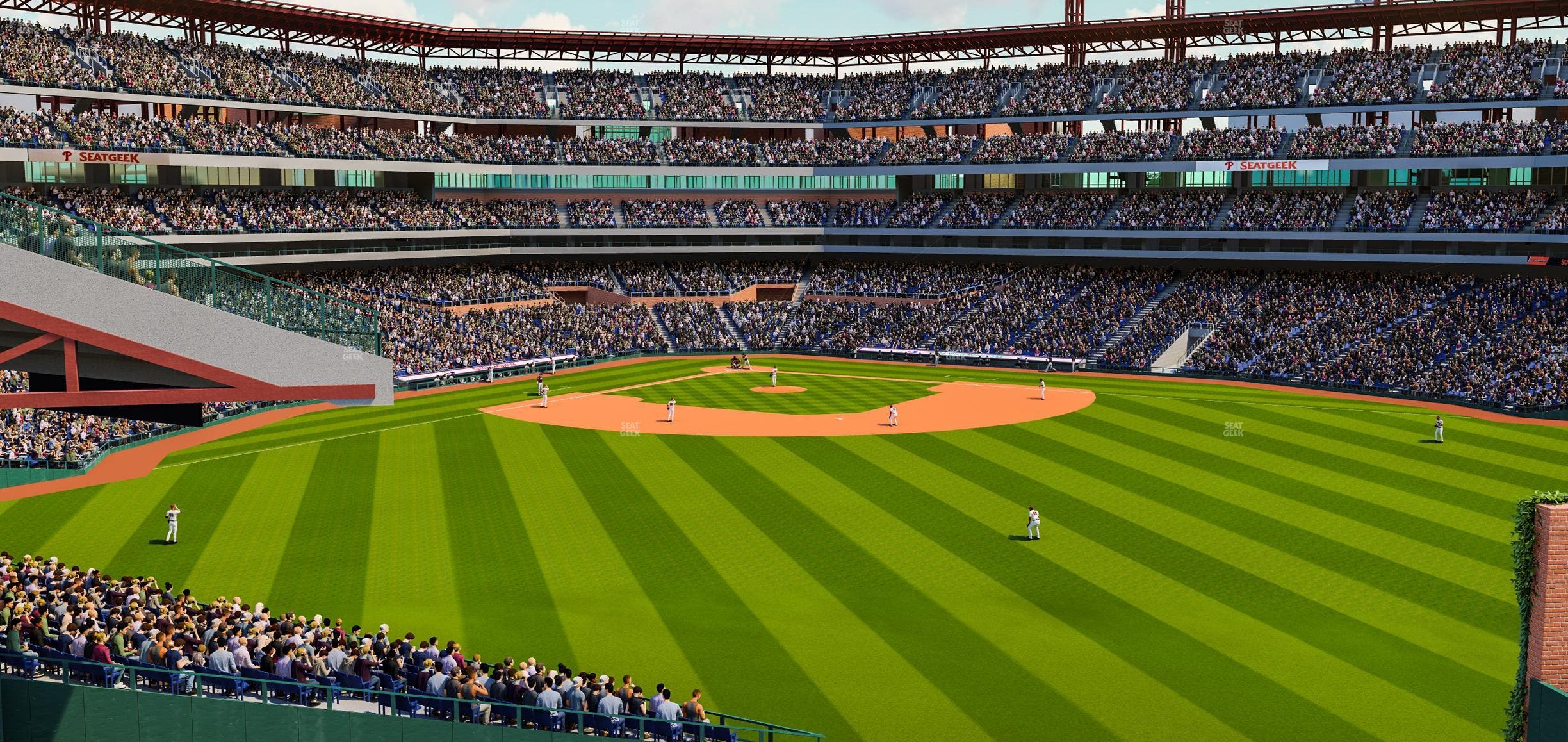Citizens Bank Park - Section Rooftop Bleachers Seat View