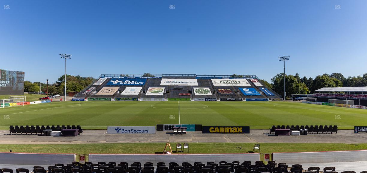 City Stadium - Section Midfield Club Seat View